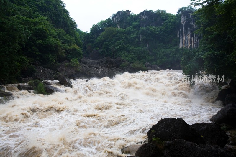 贵州,黄果树,银链坠滩,