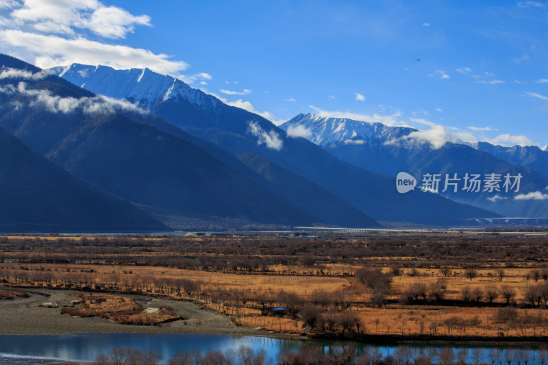 中国西藏林芝尼洋河雅尼国家湿地公园