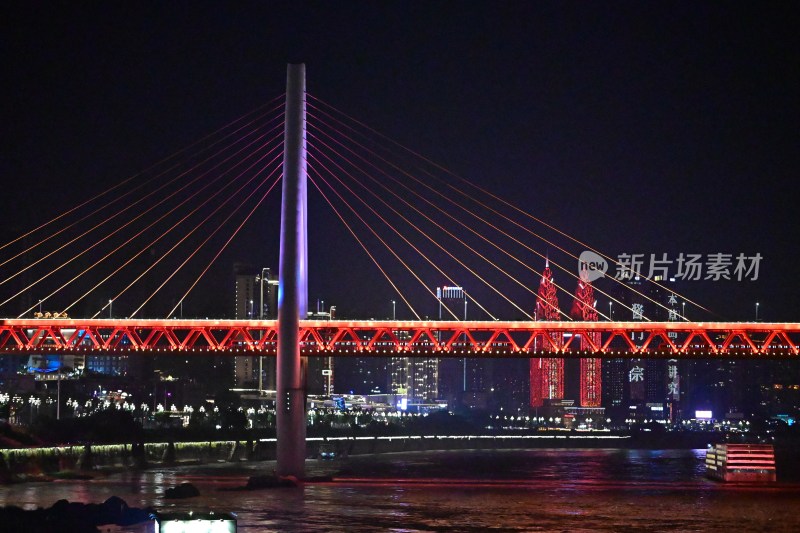 夜观东水门长江大桥