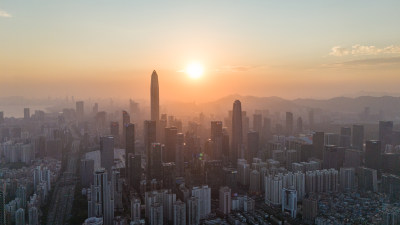 深圳福田中心区建筑群