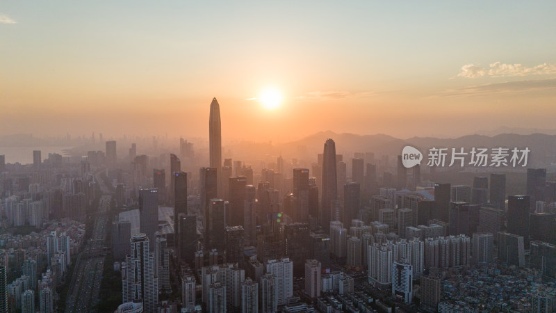 深圳福田中心区建筑群