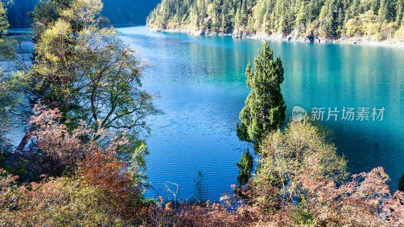 10月份的四川九寨沟景区