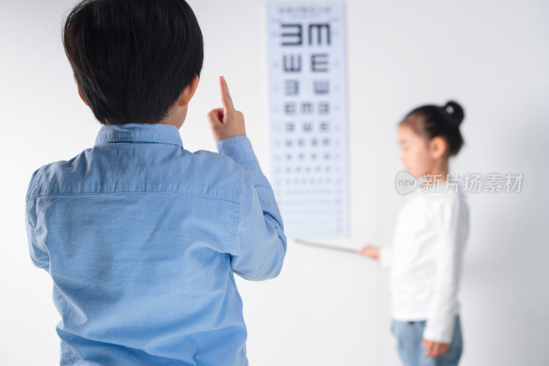 小学生测视力