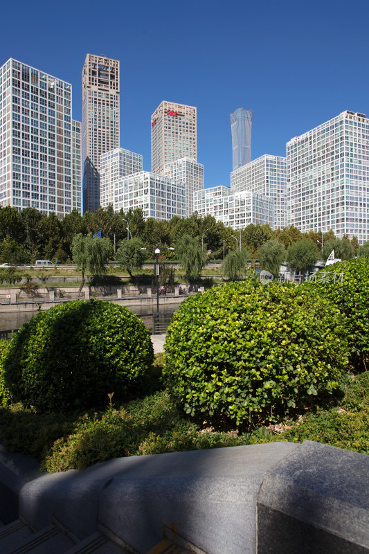 北京国贸地区建外SOHO建筑群