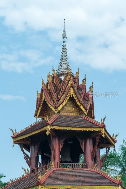 西双版纳总佛寺里的建筑