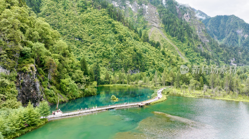 四川阿坝理县毕棚沟景区的龙王海