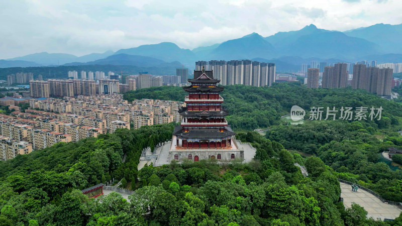 江西九江南山公园4A景区德化楼