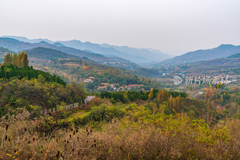 山村秋色