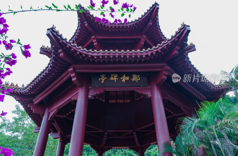 广州南沙天后宫旅游景区中式传统古建筑