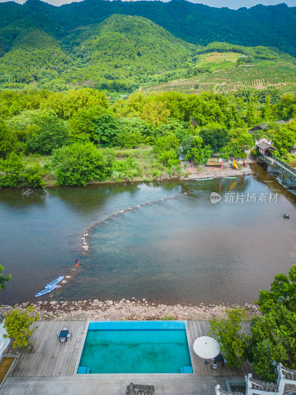 桂林自然风光4A景区东漓古村