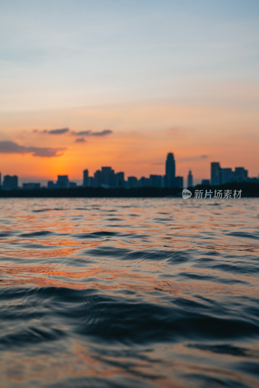 武汉东湖夕阳景观