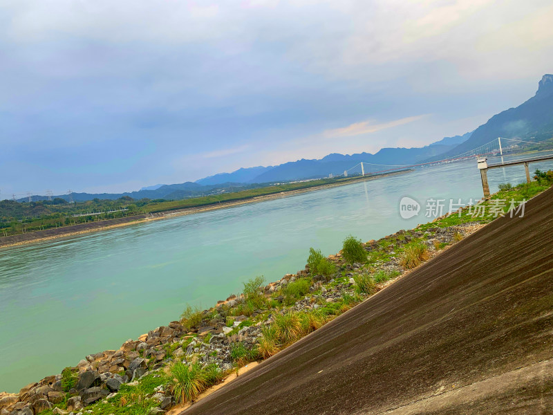 湖北宜昌三峡大坝风景区旅游风光