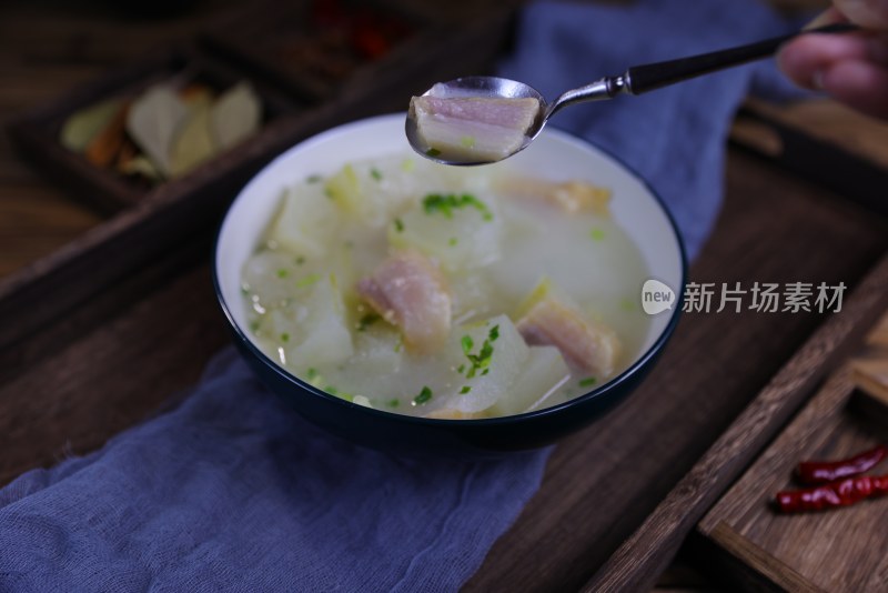 中国菜：咸肉冬瓜汤