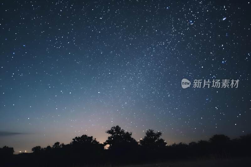 天空背景星空蓝色壁纸