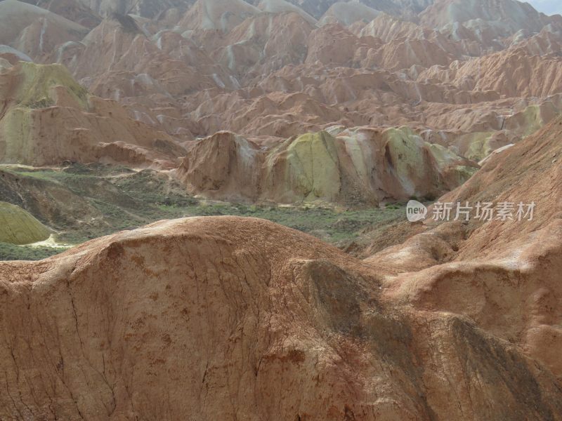 甘肃张掖七彩丹霞风景区旅游风光