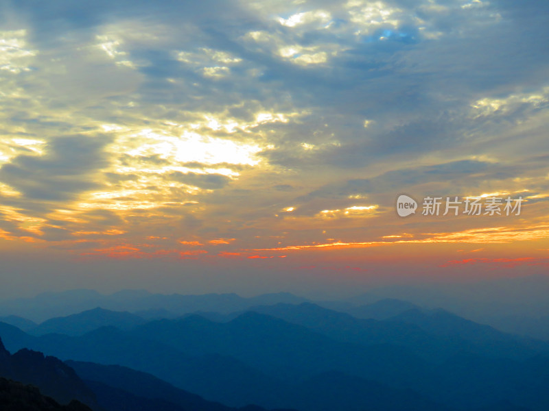 中国安徽黄山旅游风光