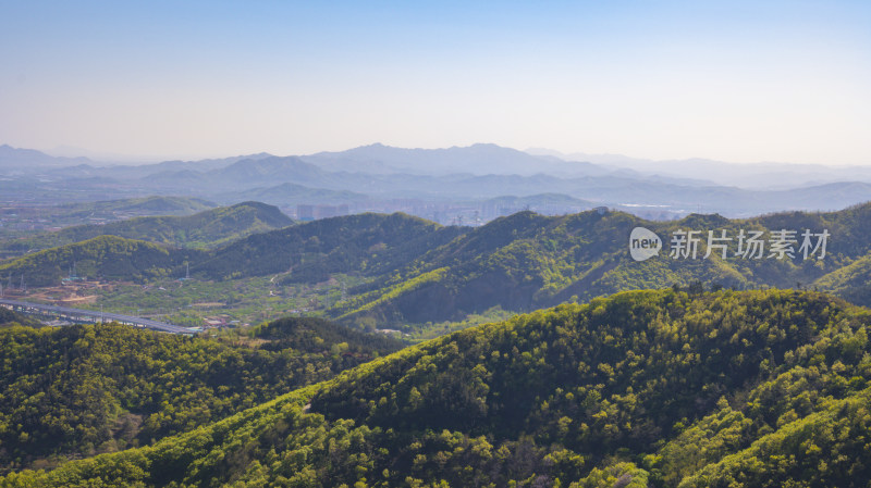 山东烟台塔山山脉自然风光