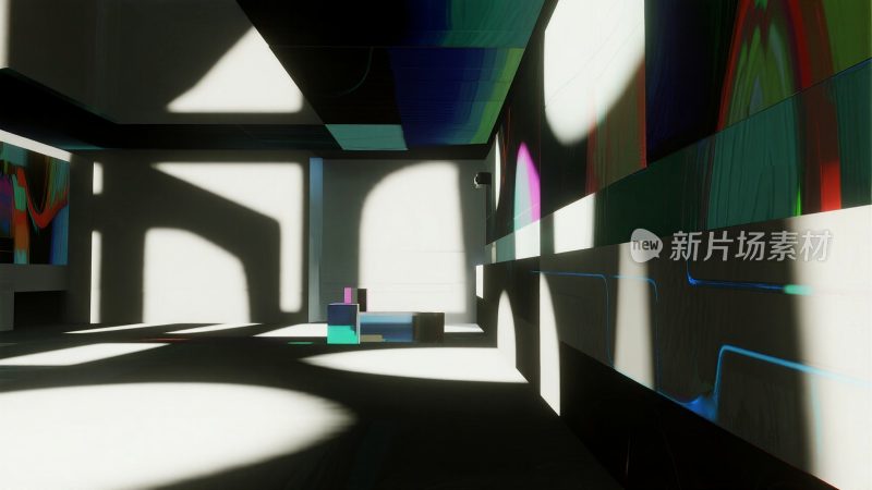 现代室内光影艺术空间