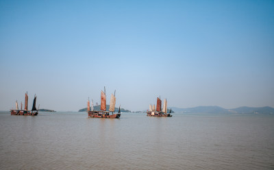 江苏省无锡市鼋头渚风景区太湖帆影