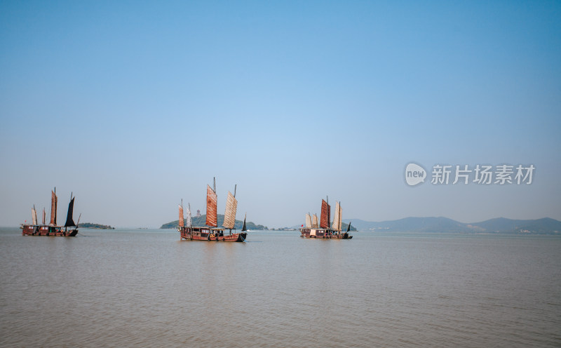 江苏省无锡市鼋头渚风景区太湖帆影