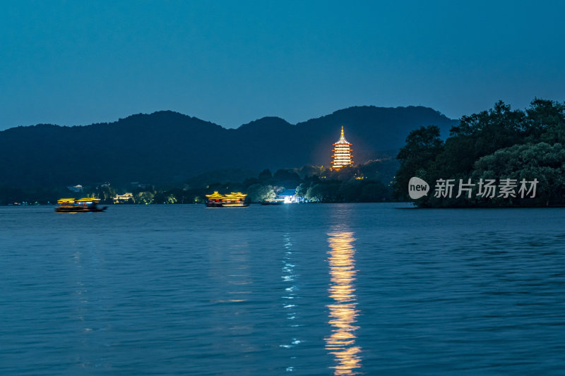 杭州西湖雷峰风景