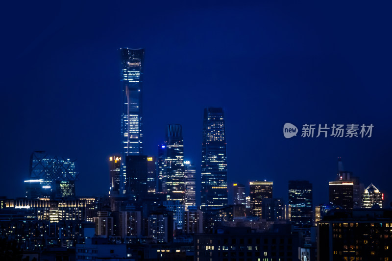 北京CBD夜景