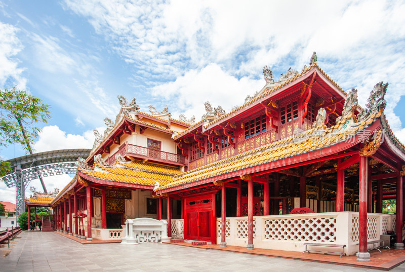 泰国大城邦芭茵夏宫建筑景观