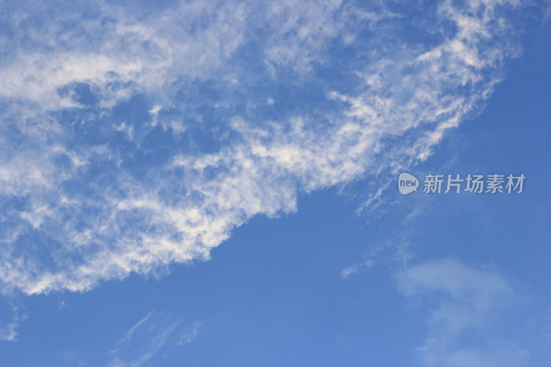 蓝天白云的天空云景