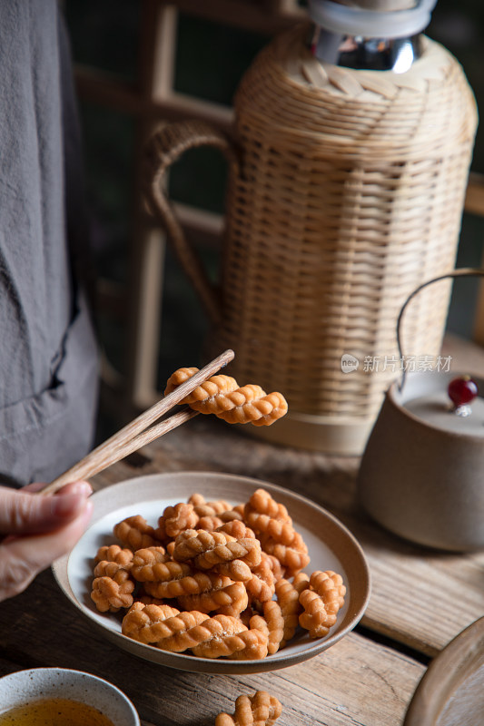 古早味红糖小麻花酥