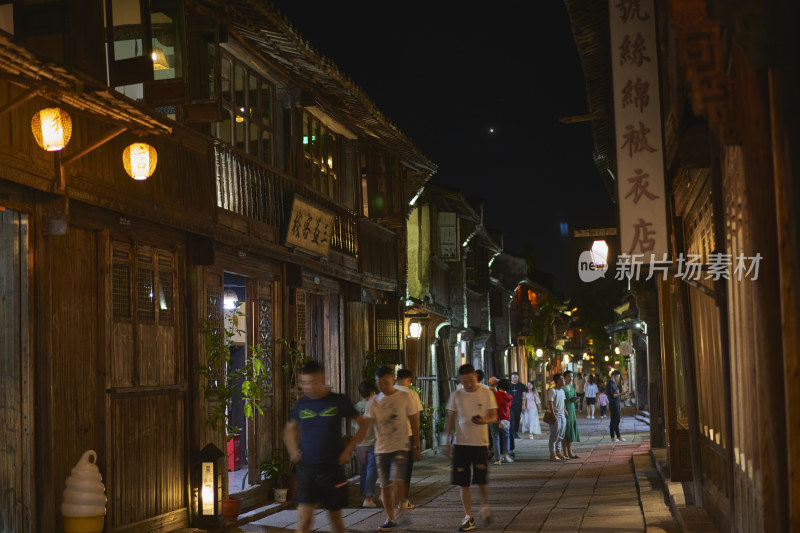浙江嘉兴乌镇夜景