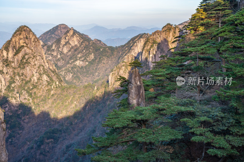 安徽黄山风景区自然风光