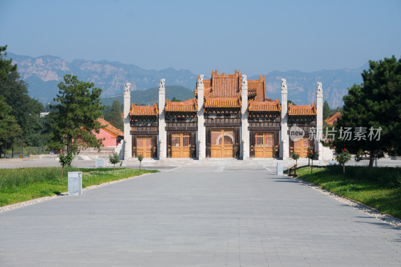 河北易县清西陵崇陵龙凤门