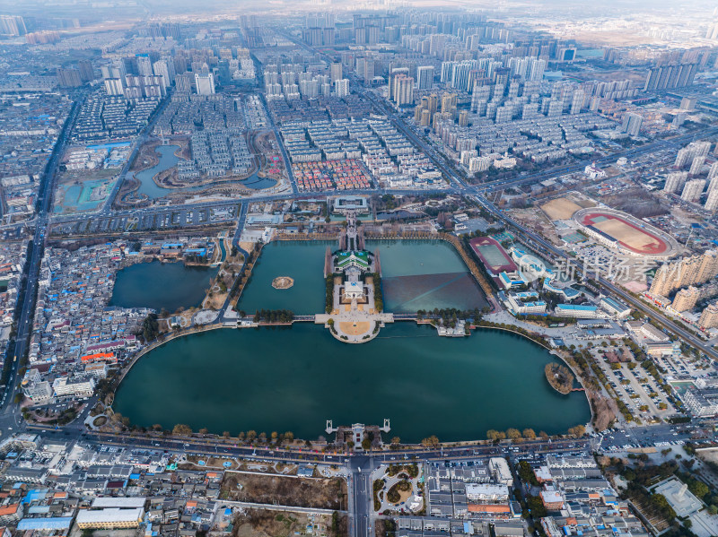 淮安市周恩来纪念馆航拍