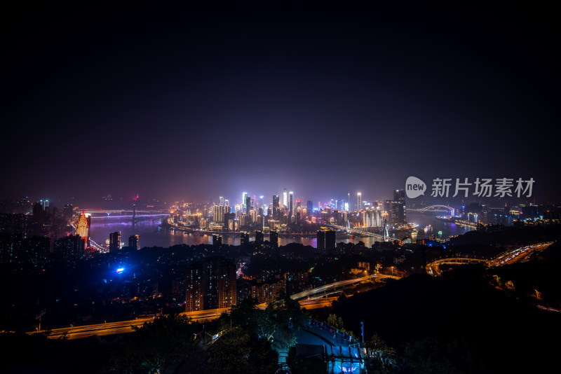 中国重庆城市夜景