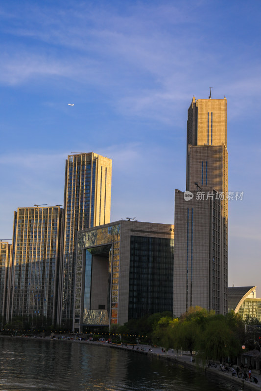 天津现代科技金融城市建筑办公写字楼