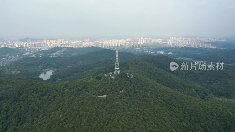 航拍江苏镇江南山风景名胜区