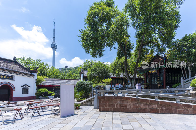 武汉汉阳晴川阁古建筑风景