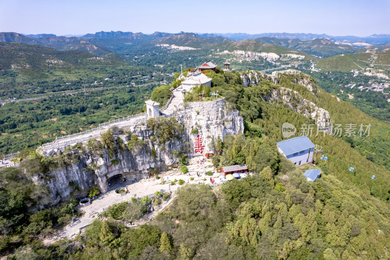 青州云门山5A景区航拍图