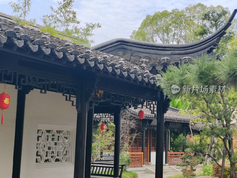 古色古香的中式传统建筑风景