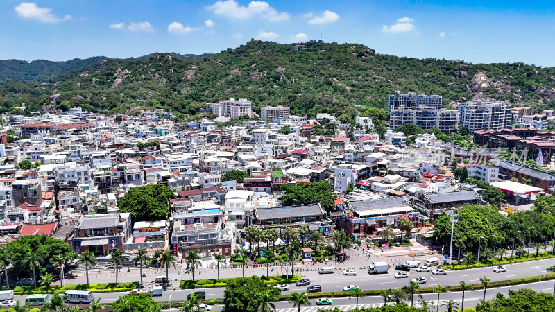 福建厦门曾厝垵旅游景区航拍