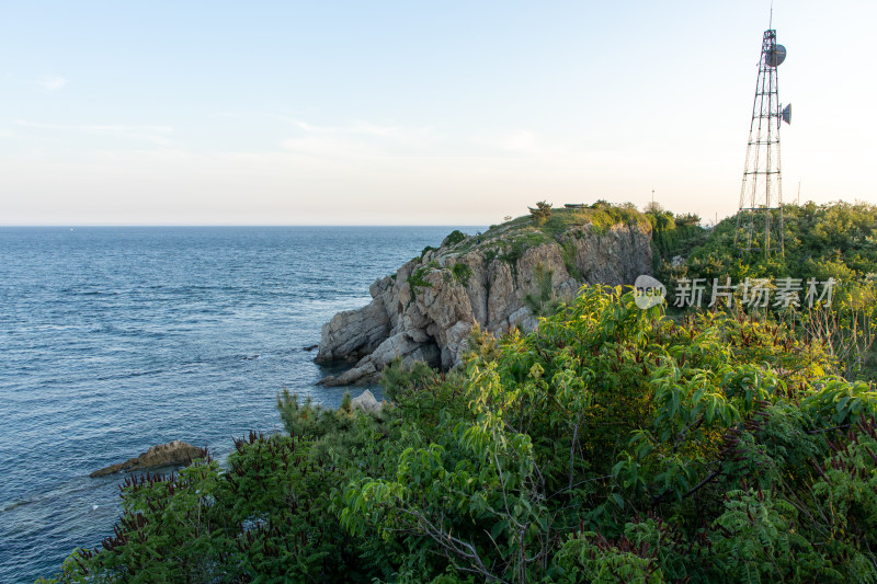 辽宁大连琥珀湾夏日海岸风光