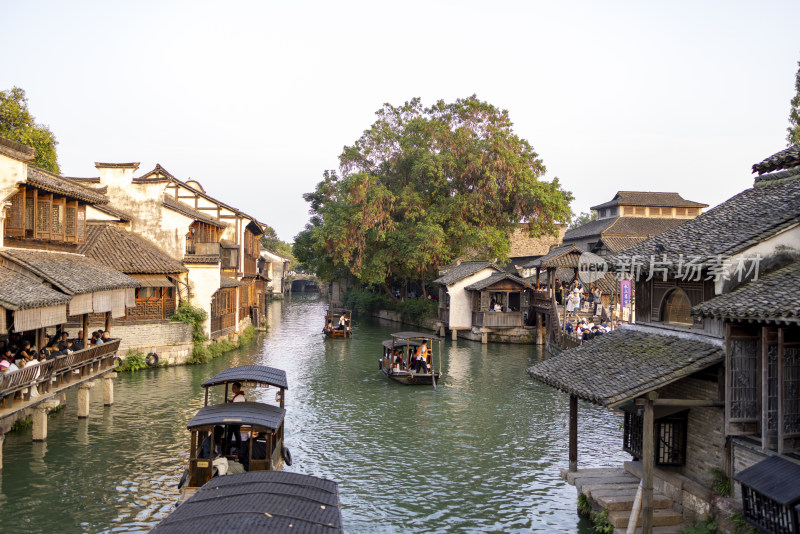 江南水乡乌镇风光 千年古镇旅游