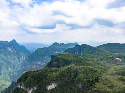 自然风景巍峨大山高山