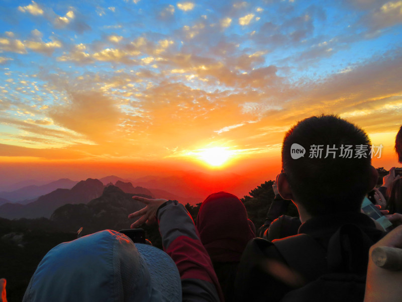 中国安徽黄山旅游风光