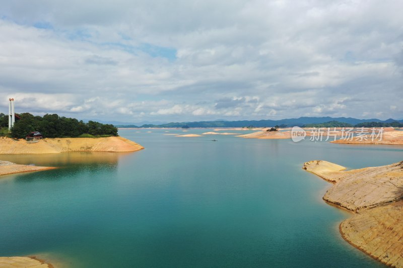 河源万绿湖 湖泊 千岛湖