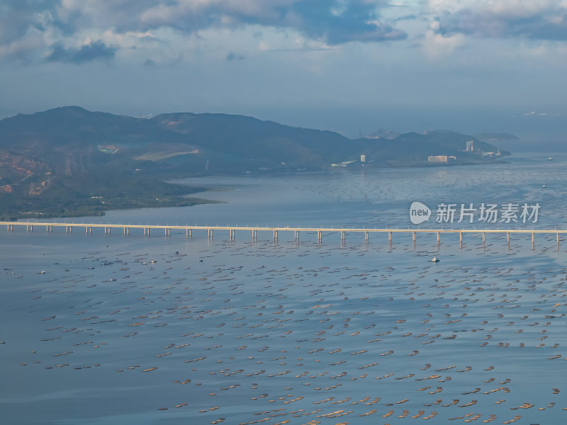 深圳南山日出剧场前海日出航拍