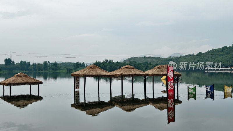 外滩露营休闲旅游胜地