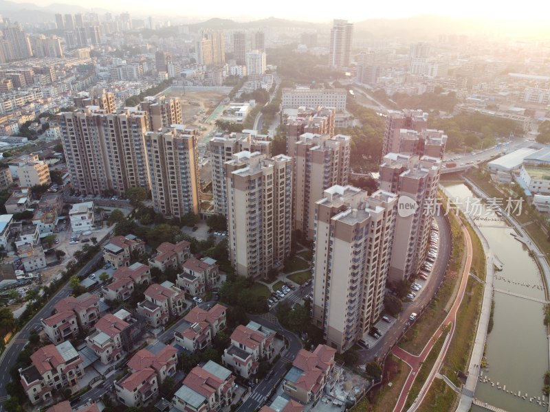 广东东莞：清溪河沿岸风光