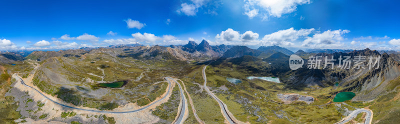 川西空旷高山祖国大好河山-全景图