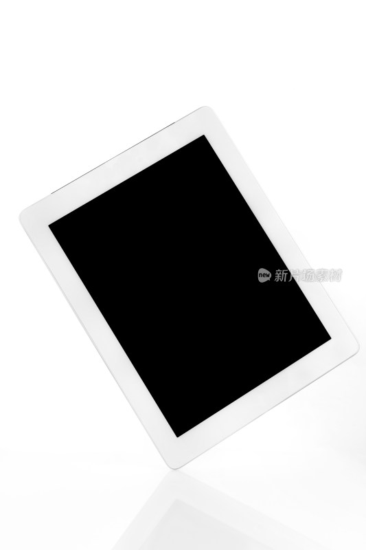 白色平板电脑特写